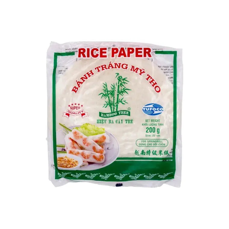 Bamboo Tree Rispapper sommarroll rund 22 cm 200g