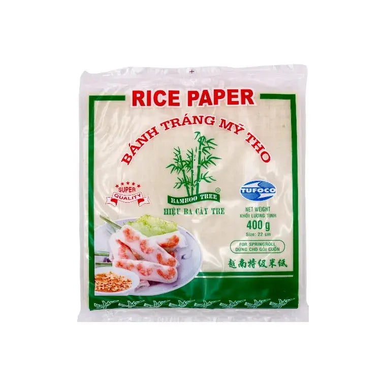 Bamboo Tree Rispapper Sommarroll Fyrkantig 22 cm 400g