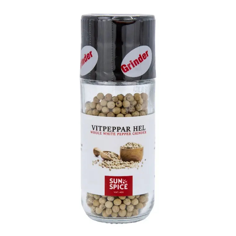 Sun Spice Hel Vitpeppar 40g
