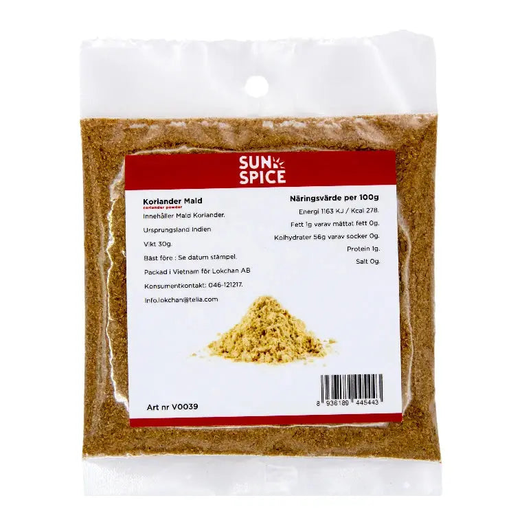 Sun Spice Mald Koriander 30g