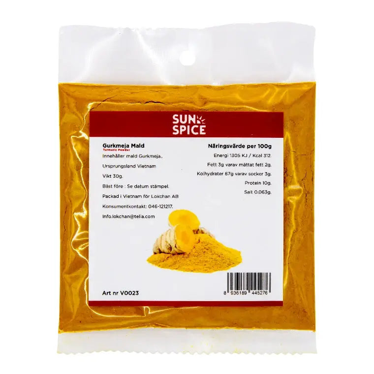 Sun Spice Finmalen Gurkmeja 30g