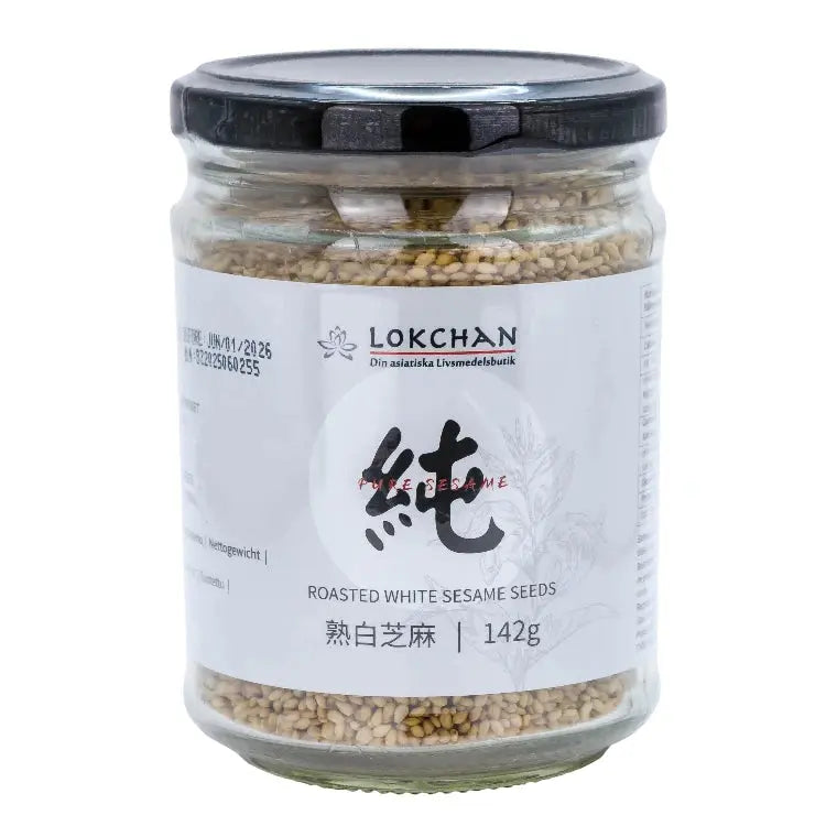 Lokchan Rostade vita sesamfrön 142g