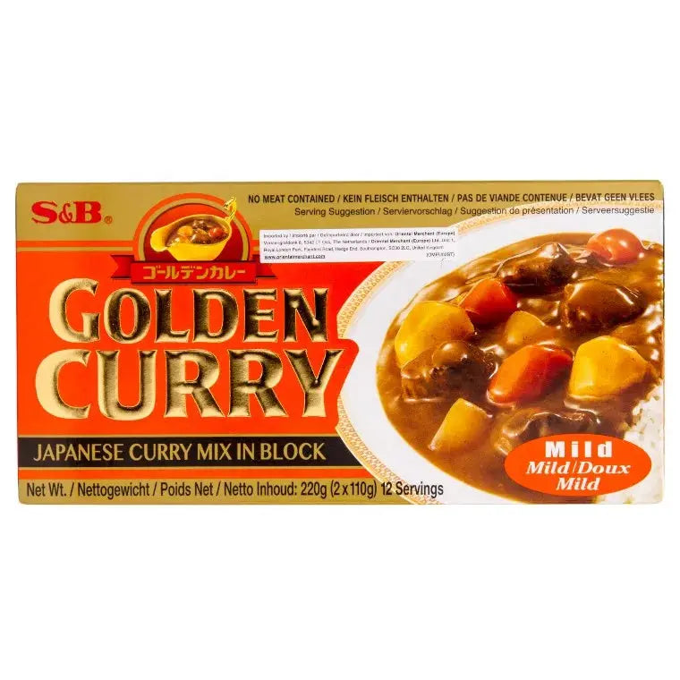 S&B Curryblock för japansk curry 220g