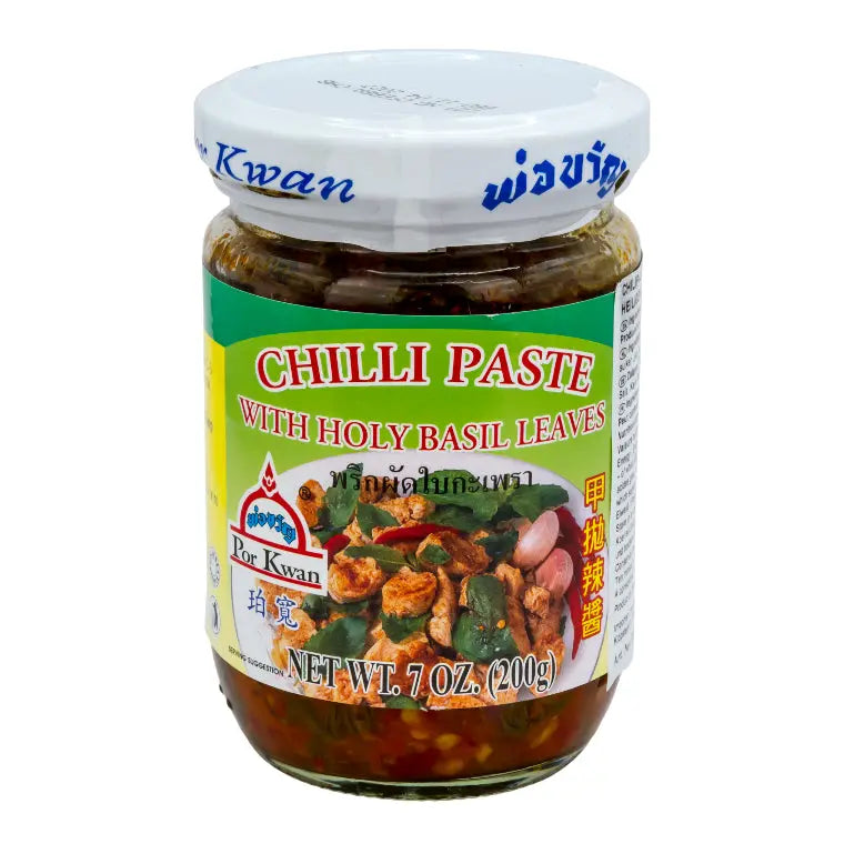 Por Kwan Chilipasta med thaibasilika 200g