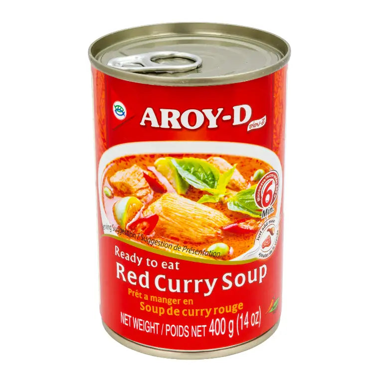 Aroy-D Röd currysoppa 400g
