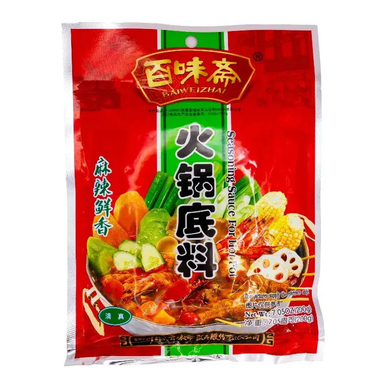 Baiweizhai Kryddbas för stark hot pot 200g