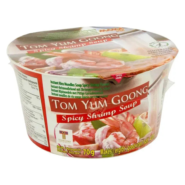 Mama Räknudlar Tom Yum (skål) 70g