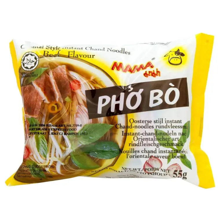 Mama Risnudlar med nötkött (Phở Bò) 55g