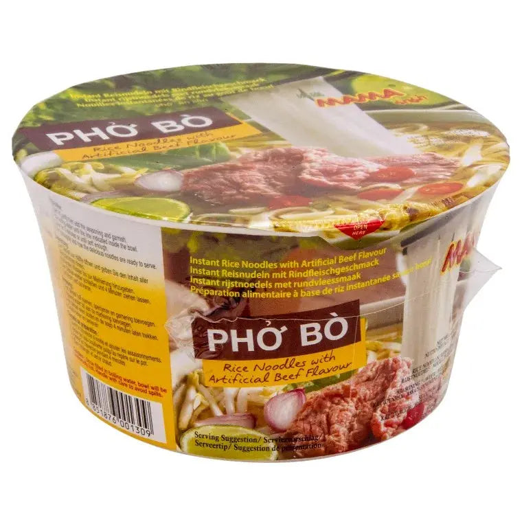 Mama Risnudlar med nötkött Pho Bo 65g