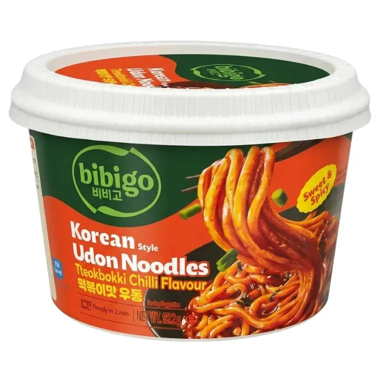 Koreanska udonnudlar Ttekobokki-chilismak