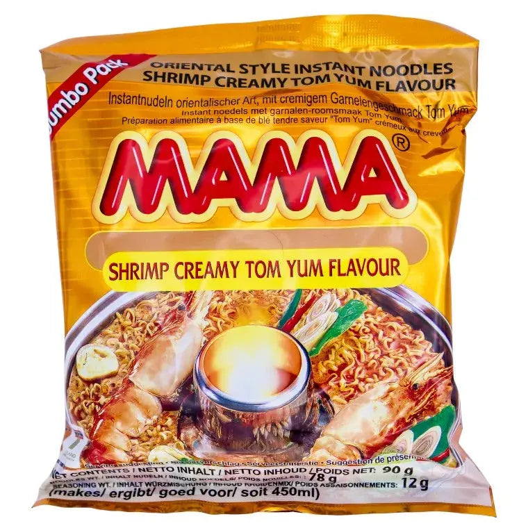 Mama Snabbnudlar Creamy Tom Yum Jumbo Pack 90g