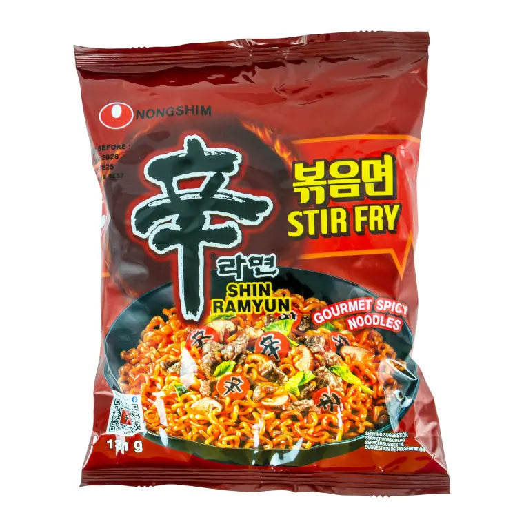 Nongshim Stir-fry nudlar Shin Ramyun 131g