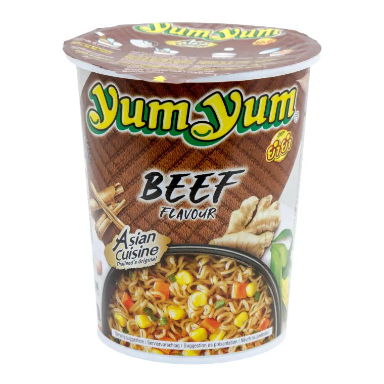 Yum Yum Snabbnudlar Biffsmak Kopp 70g