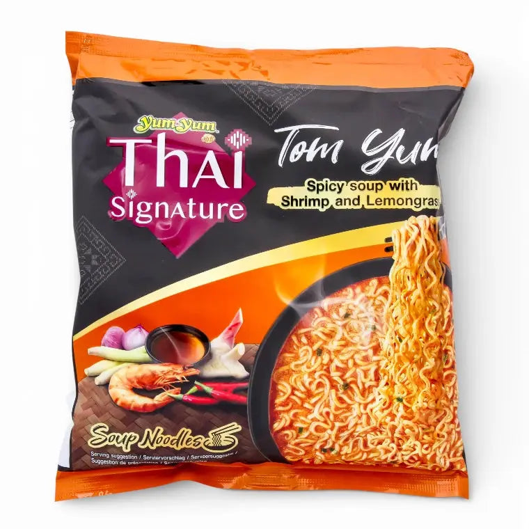 Snabbnudlar Tom Yum räksoppa Yum Yum