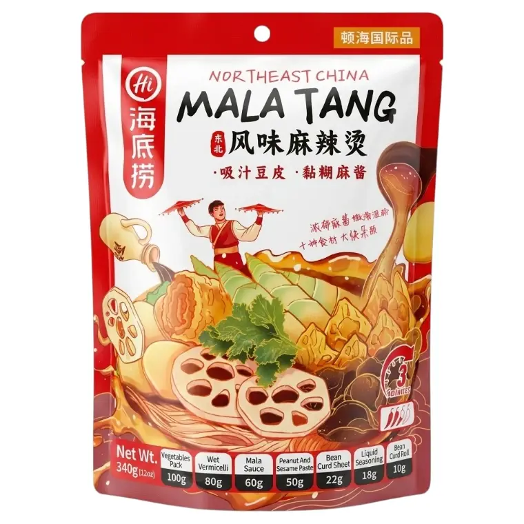 Kryddig Mala Tang med Hot Pot-krydda