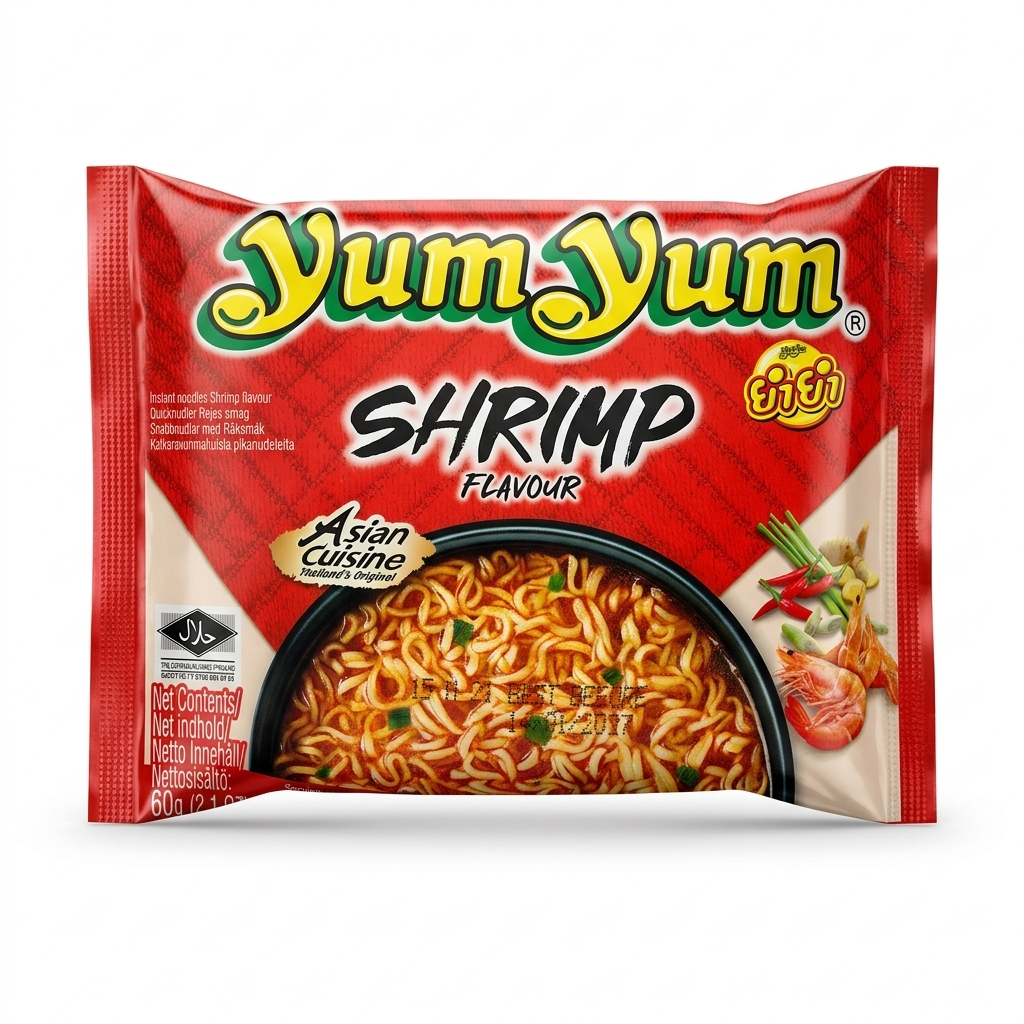 Snabbnudlar Räksmak