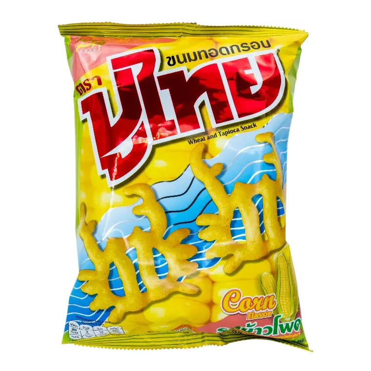 Pu Thai Krispiga Snacks Majs-smak 55g