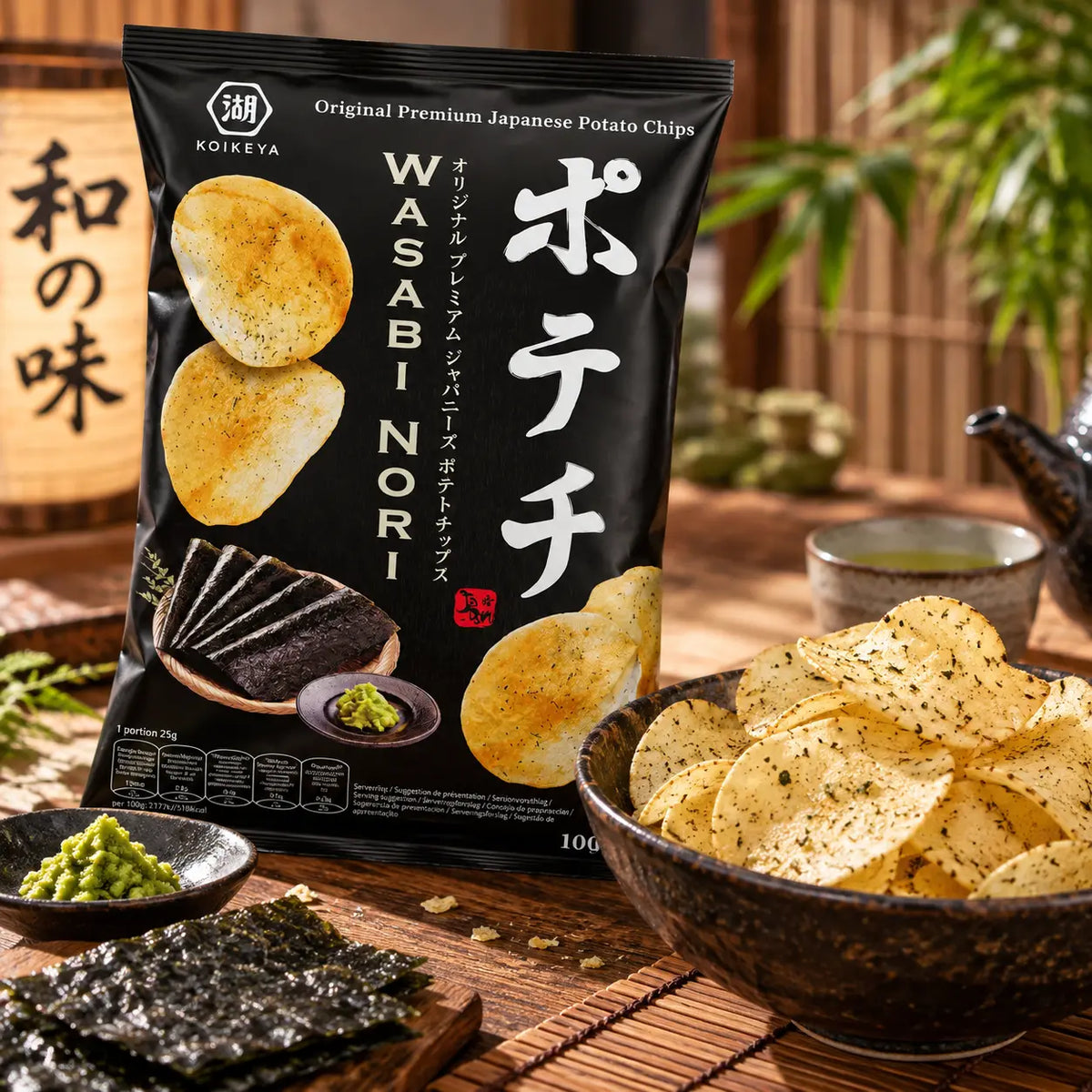 Potechi Wasabi Nori Chips