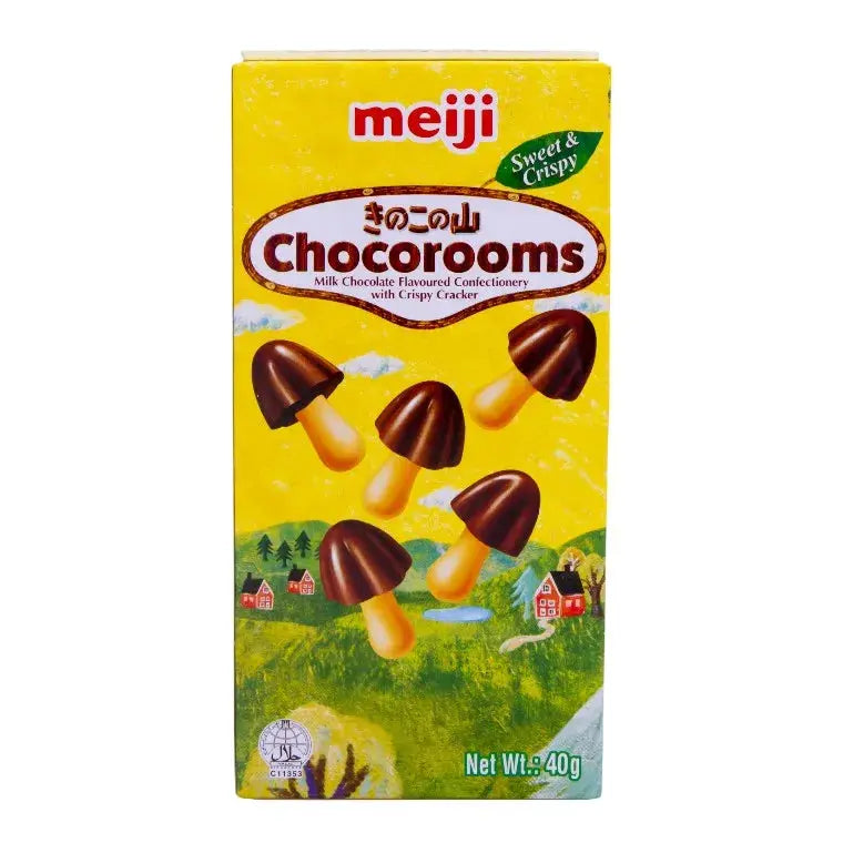 Meiji Mjölkchokladkex Chocorooms 40g