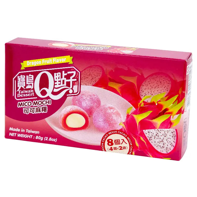 Taiwan Dessert Mico Mochi Drakfrukt 80g