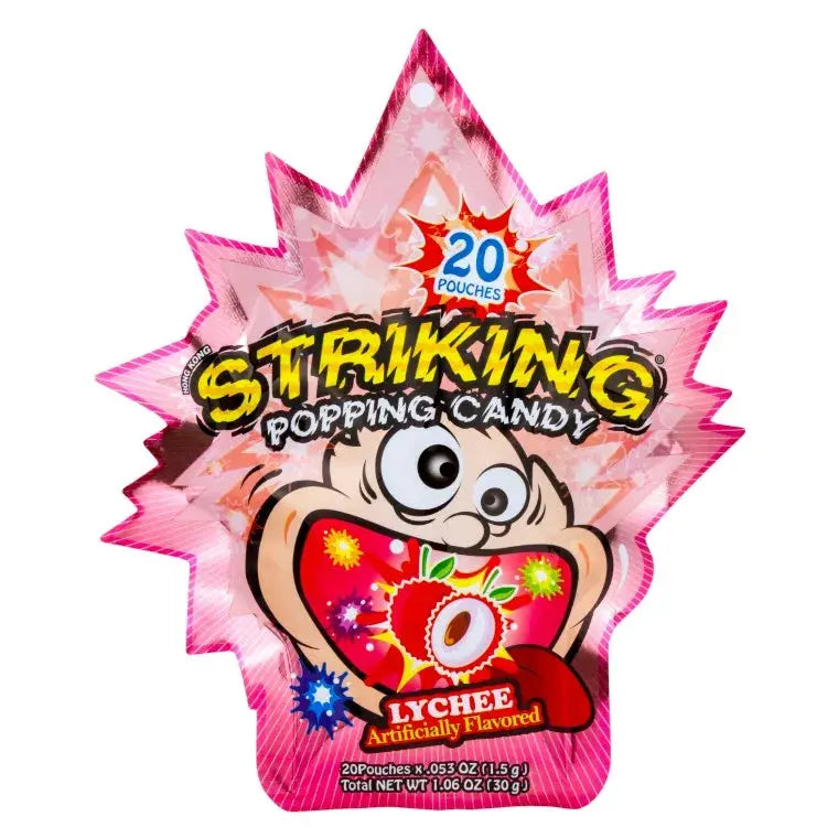 Striking Popping Candy Lychee 30g