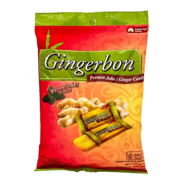 Gingerbon Ingefära- & pepparmyntakolor 128g