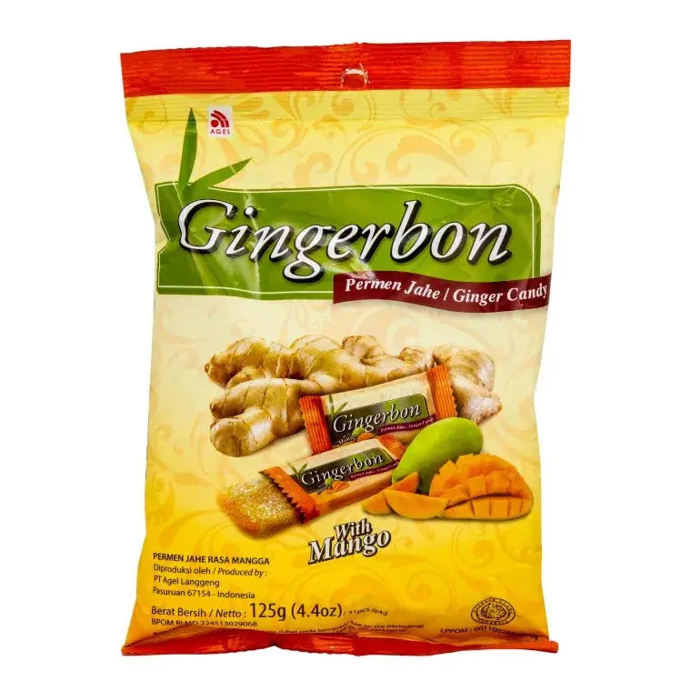 Gingerbon Ingefärakolor med mango 125g