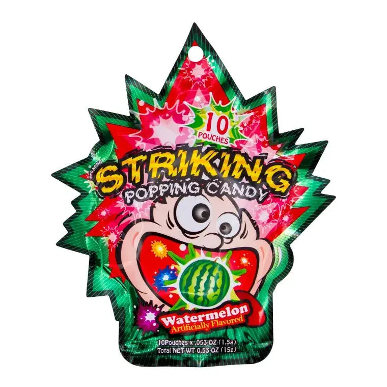 Striking Popping Candy Vattenmelon 15g