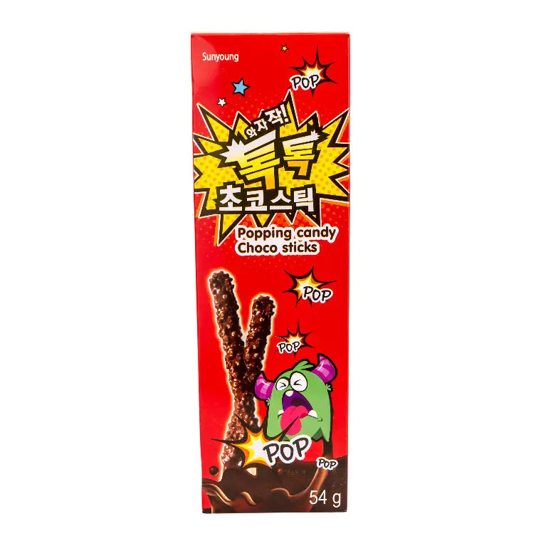 Sunyoung Chokopinnar med popping candy 54g