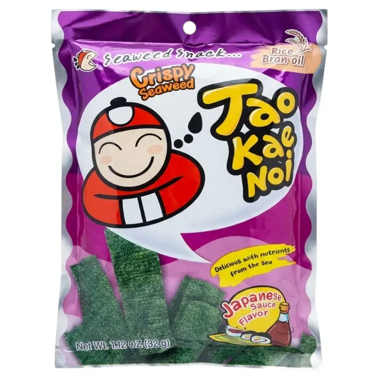 Krispigt Sjögräs Japansk Såssmak Tao Kae Noi