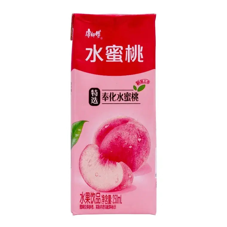 Kang Shifu Vit persikojuice 250ml
