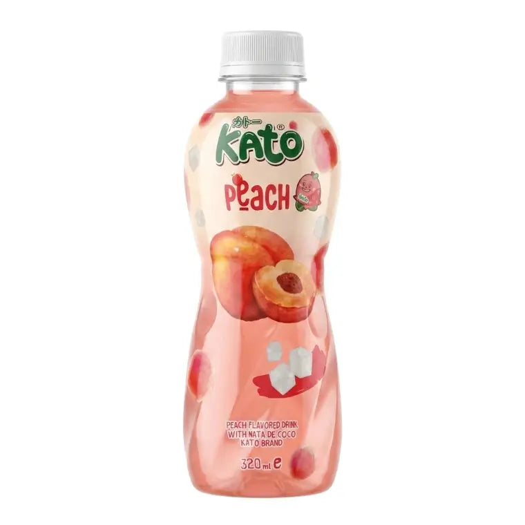 Persikojuice med nata de coco Kato