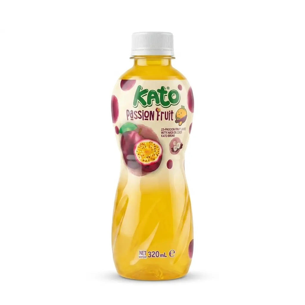 Passionsfruktdryck med nata de coco Kato