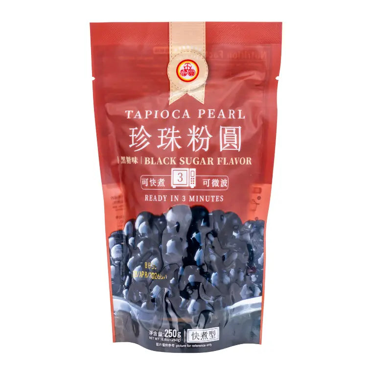 WuFuYuan Tapiokapärlor Svart socker 250g