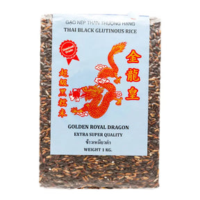 Golden Royal Dragon Svart thailändskt klibbris 1kg
