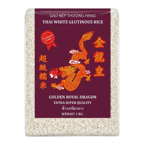 Vitt Klibbigt Ris Golden Royal Dragon