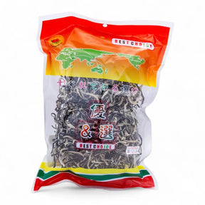 Torkad svart öronsvamp i strimlor