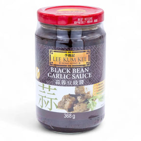 Svartbönsås med vitlök