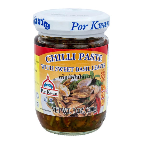 Chilipasta med Söt Basilika Por Kwan