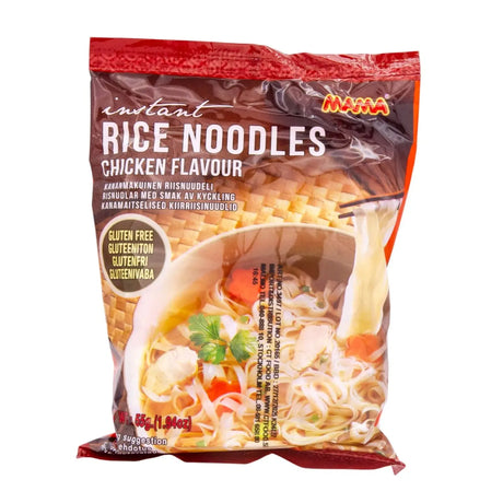 Glutenfria risnudlar med kycklingsmak