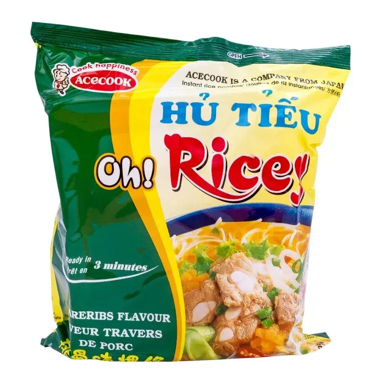 Snabba risnudlar med spareribssmak