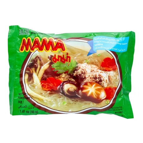 Glasnudlar med klar soppa Mama