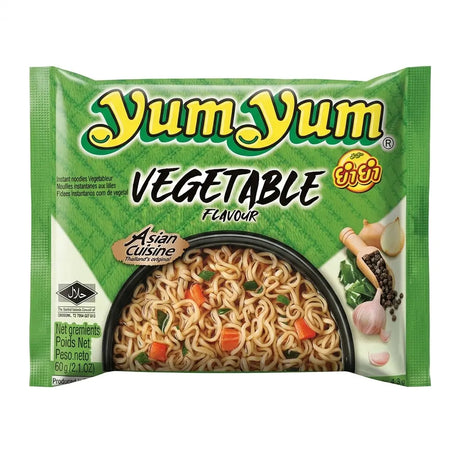Snabbnudlar Grönsakssmak Yum Yum