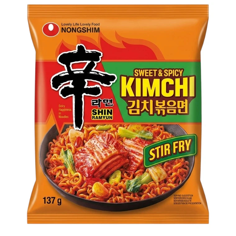 Shin Ramyun Kimchi Stir Fry