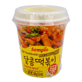 Tteokbokki riskakor med sås