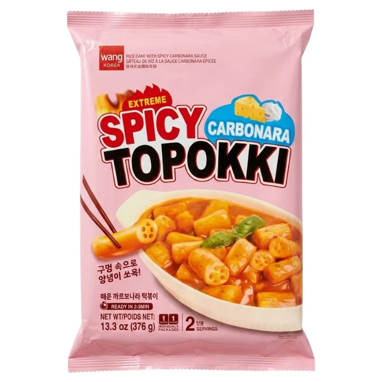 Topokki Extreme Spicy Carbonara