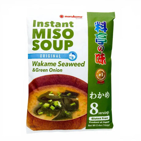 Marukome Misosoppa med wakamesjögräs (8 port) 152g