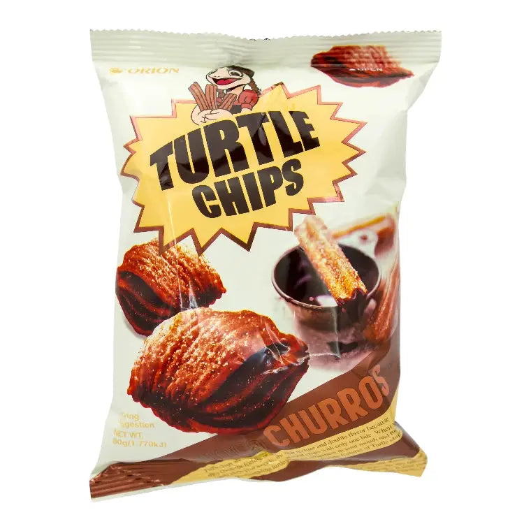 Orion Turtle Chips Choco Churros 80g