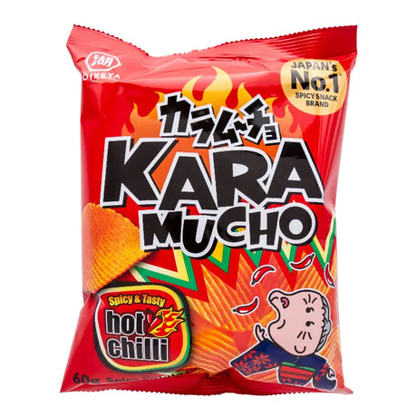 Koikeya Starka räfflade potatischips med chili 60g