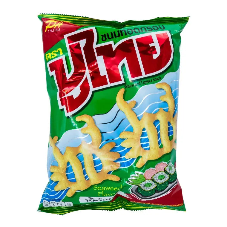 Pu Thai Krispiga Snacks Sjögräs-smak 55g